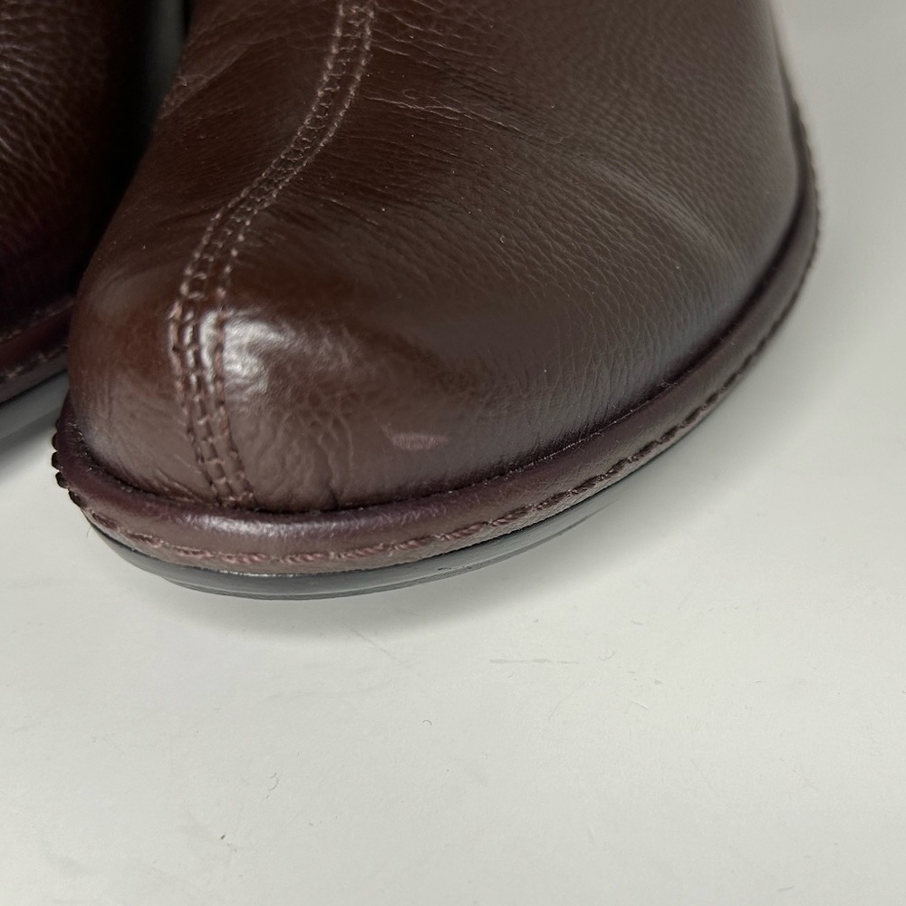 Eurosoft Leather Studded Brown Slip On Clog Size 7.5 - Picture 2 of 10